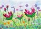Mobile Preview: Buy hand-painted XXL art - Flowers - Abstract No. 1380